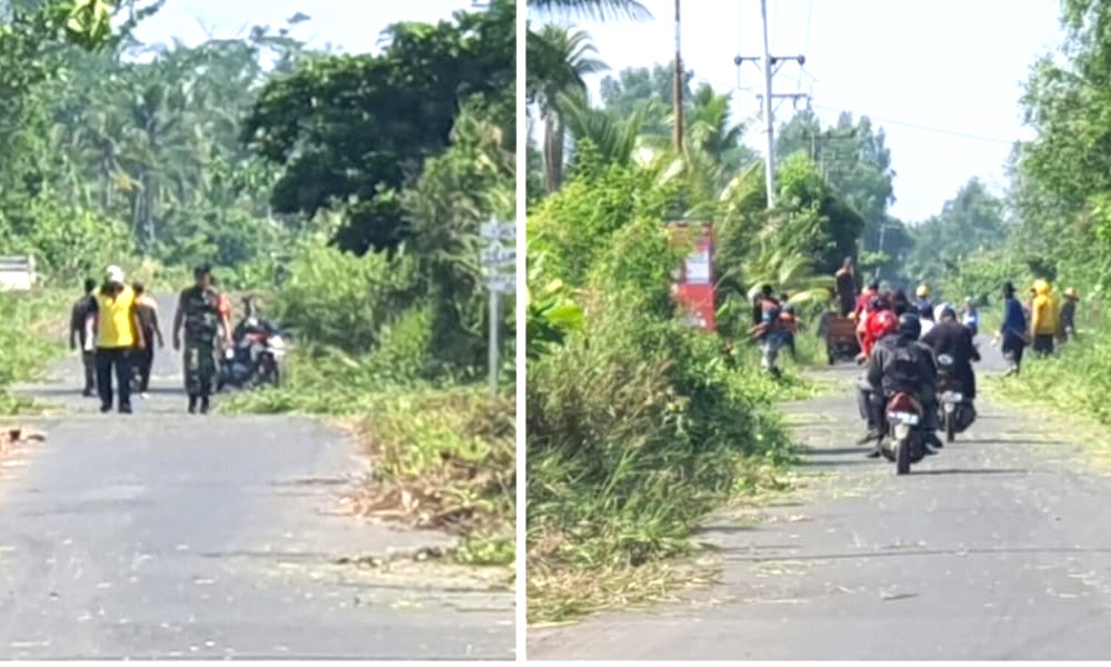camat-kapuas-kuala-pimpin-giat-gotong-royong-pembersihan-jalan-lintas-desa