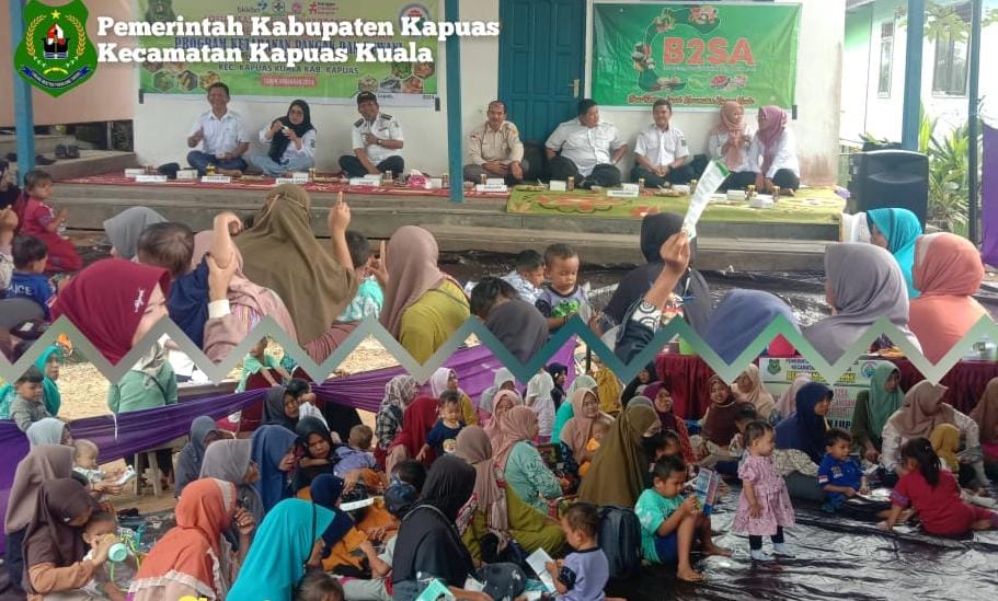 camat-kapuas-kuala-hadiri-rumah-pangan-b2sa-di-desa-tamban-lupak-upaya-penanganan-stunting-yang-berkelanjutan